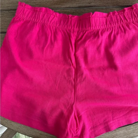 Women's Pink Linen blend Shorts from Loft - Picture 2 of 8